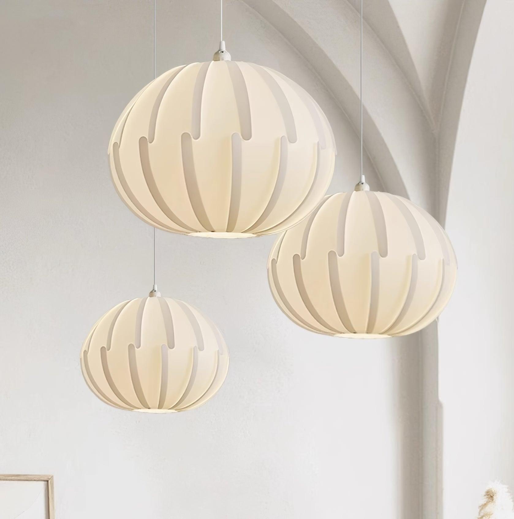 Murano Style Artistic White Drop Pendant Light for Modern Interior Lighting