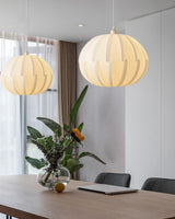Murano Style Artistic White Drop Pendant Light for Modern Interior Lighting