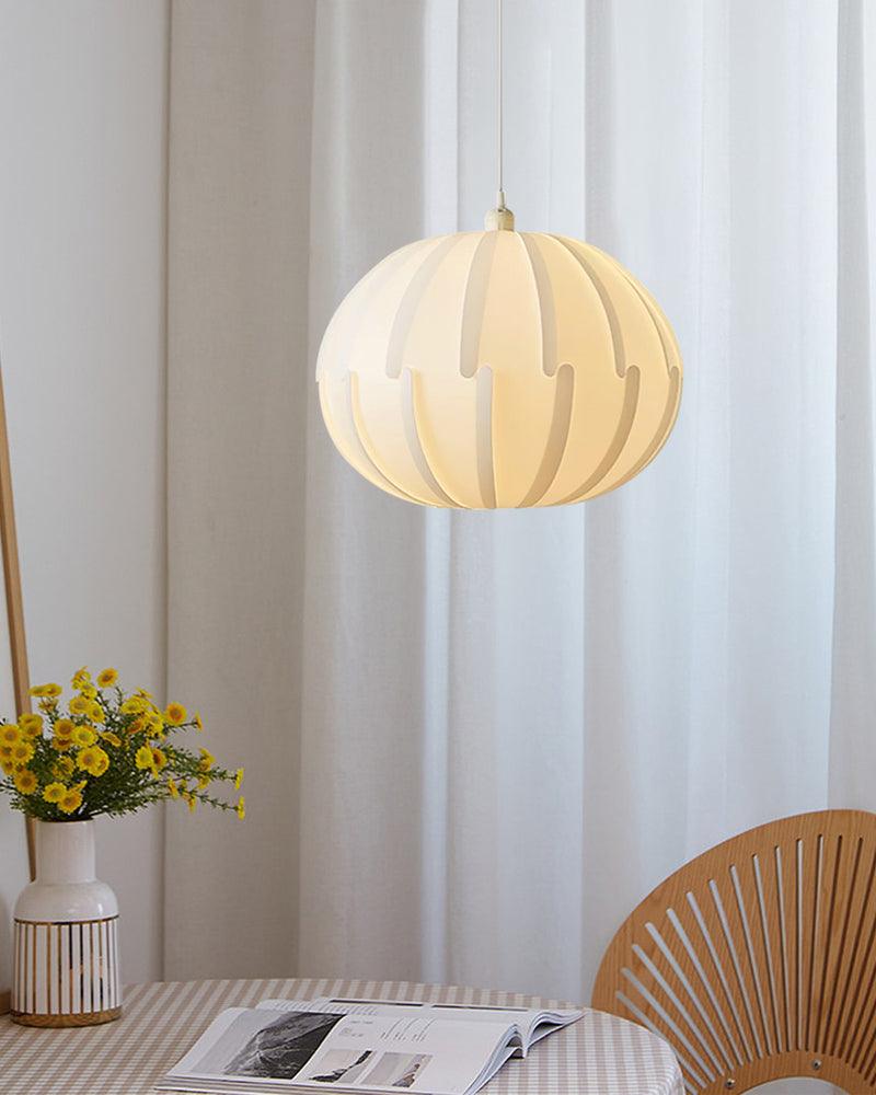 Murano Style Artistic White Drop Pendant Light for Modern Interior Lighting