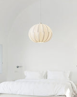 Murano Style Artistic White Drop Pendant Light for Modern Interior Lighting