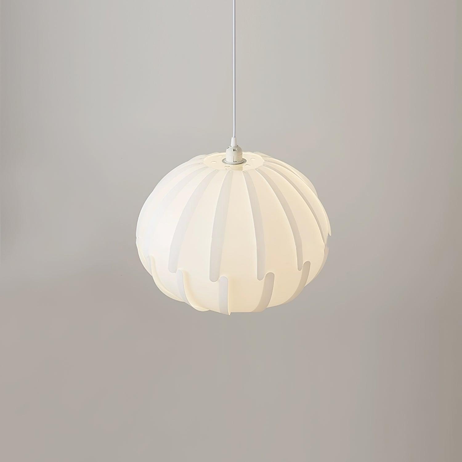 Murano Style Artistic White Drop Pendant Light for Modern Interior Lighting