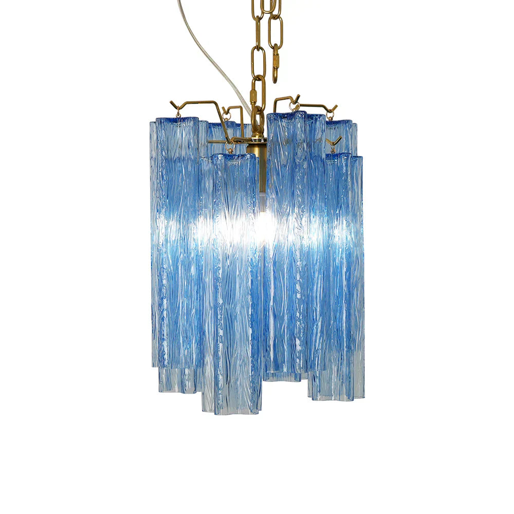 murano-style-blue-glass-tube-pendant-chandelier-with-polished-metal-accents