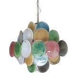 murano-style-multicolored-iridescent-alabaster-glass-disc-chandelier-with-metal-frame
