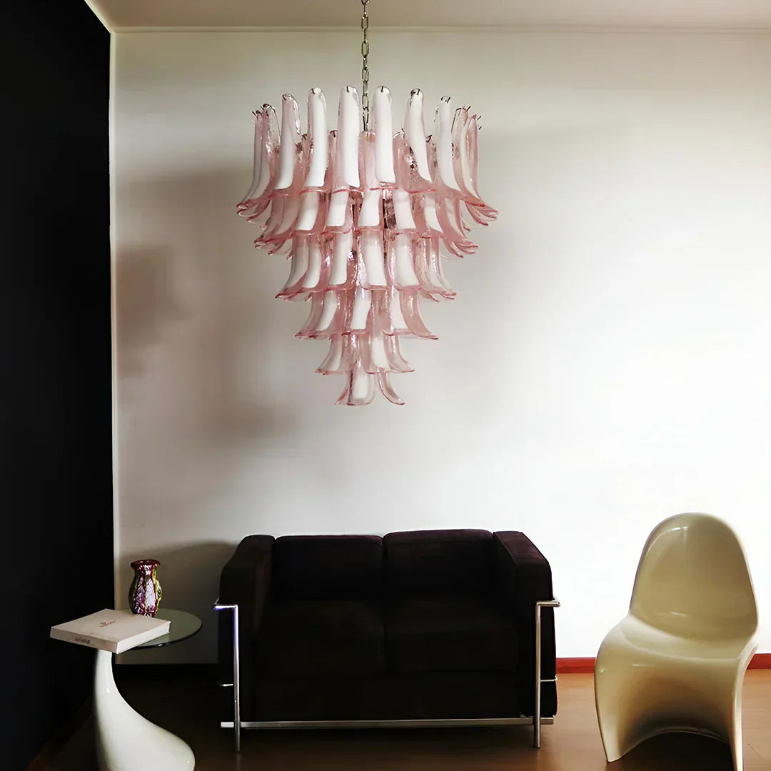 murano-style-pink-glass-petal-chandelier-luxury-living-room-pendant-lighting