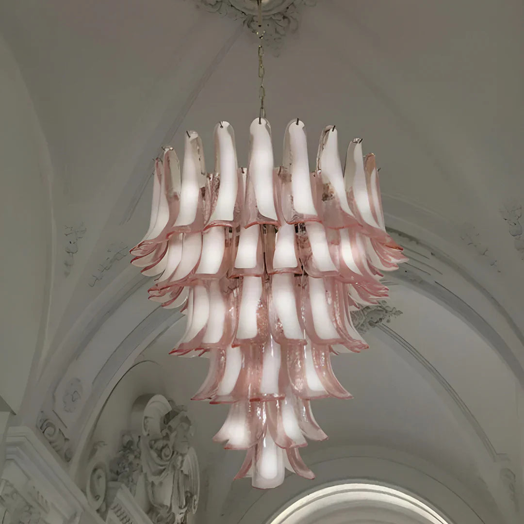 murano-style-pink-glass-petal-chandelier-luxury-living-room-pendant-lighting