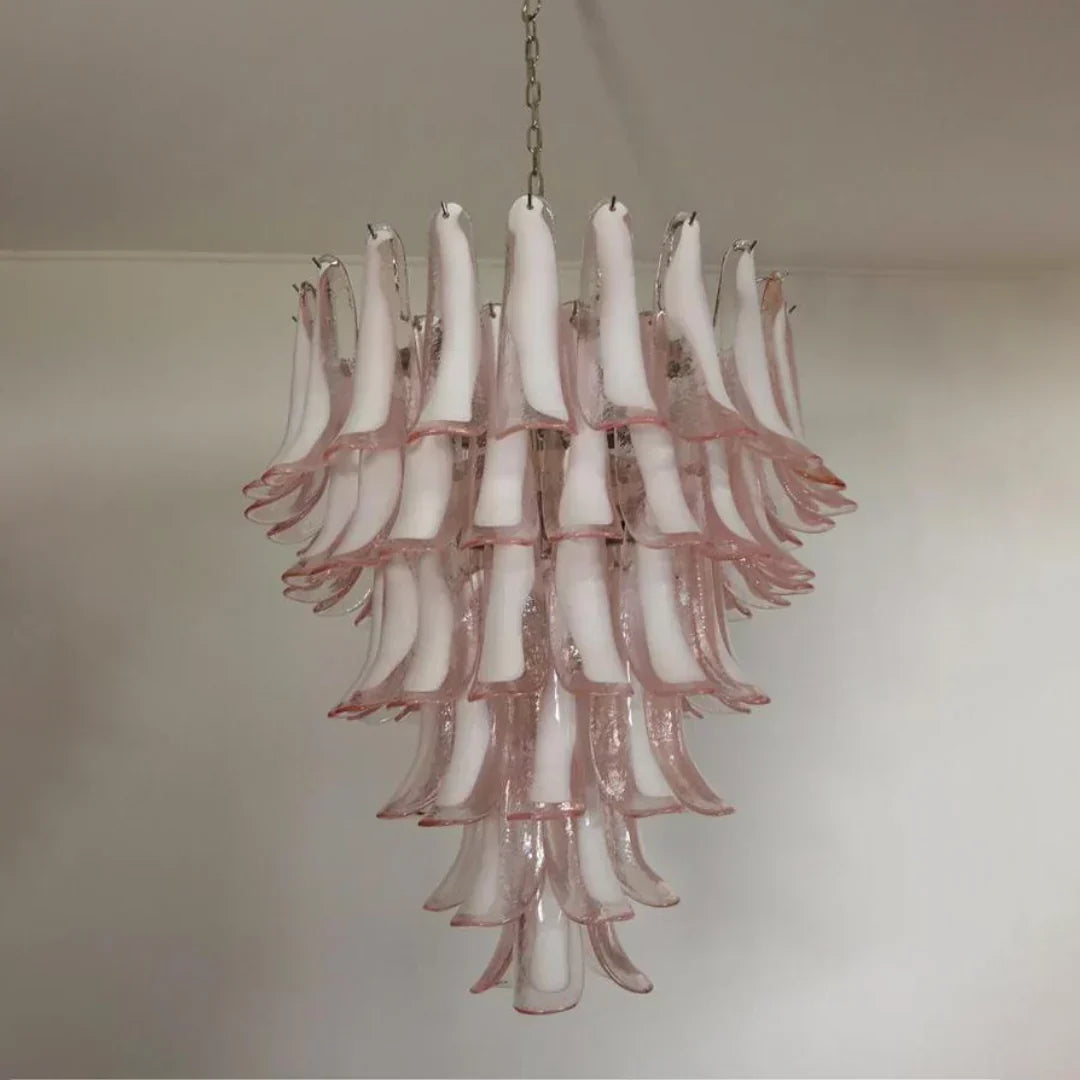 murano-style-pink-glass-petal-chandelier-luxury-living-room-pendant-lighting