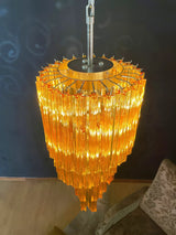 murano-style-spiral-amber-glass-prism-pendant-chandelier-for-entryway-and-living-room