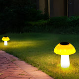 Mushroom Outdoor Solar LED Lawn Lights Waterproof Garden Landscape Pathway Lighting