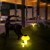 Mushroom Outdoor Solar LED Lawn Lights Waterproof Garden Landscape Pathway Lighting