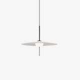 Nara Modern Glass Disk Pendant Light with Satin Finish LED Ceiling Hanging Lamp