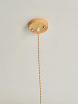 Natural Woven Rattan Straw Hat Hanging Pendant Light for Modern Coastal Homes