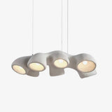 Newborn Modern Organic Sculpture Pendant Light Casual White Ceiling Fixture