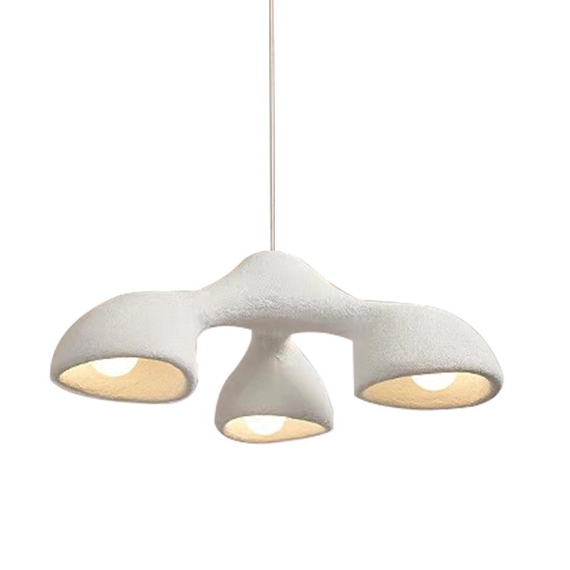 Newborn Modern Organic Sculpture Pendant Light Casual White Ceiling Fixture