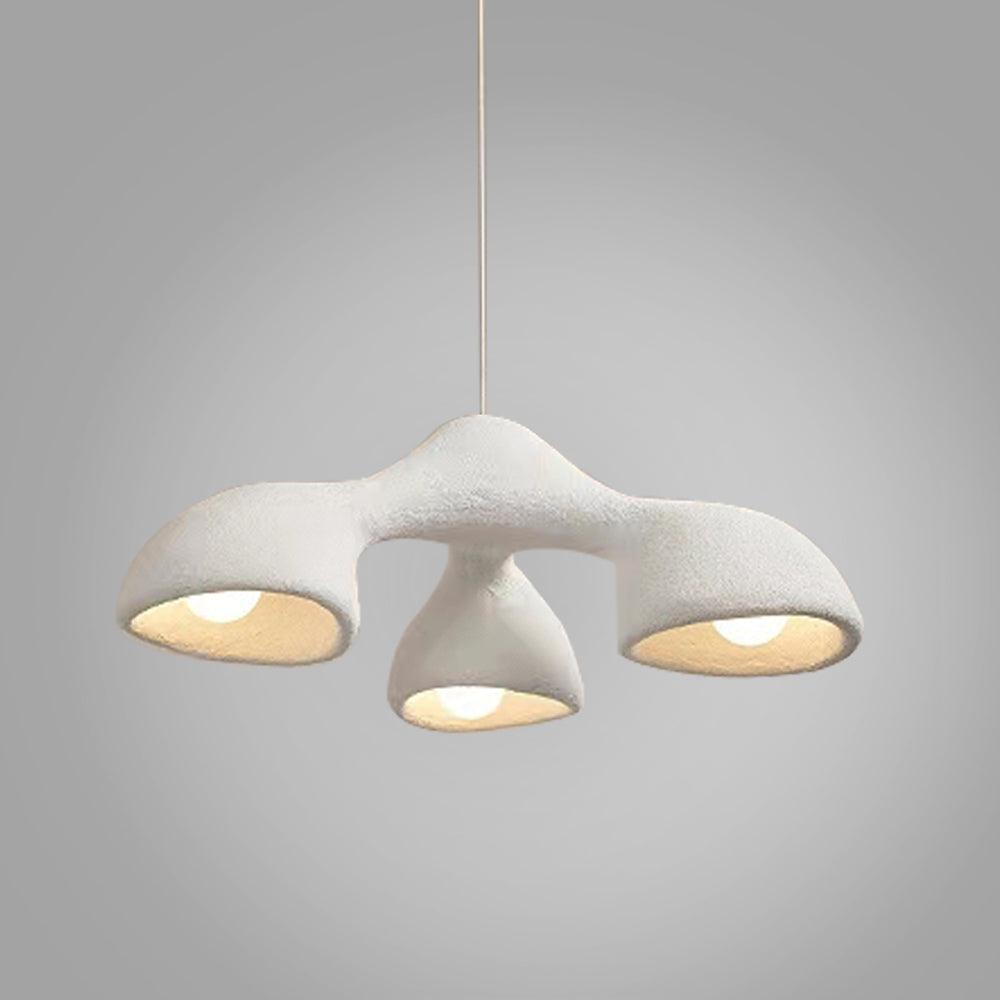 Newborn Modern Organic Sculpture Pendant Light Casual White Ceiling Fixture