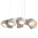 Newborn Modern Organic Sculpture Pendant Light Casual White Ceiling Fixture