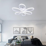 Modern Flower Petal LED Flush Mount Ceiling Light Dimmable Contemporary Fixture