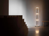 Modern Hand Blown Glass Modular Floor Lamp for Living Room with Integrated LED Lighting