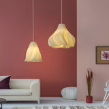 Nordic 3D Printed Creative Chandelier 16W White Pendant Light for Dining Room and Bedroom