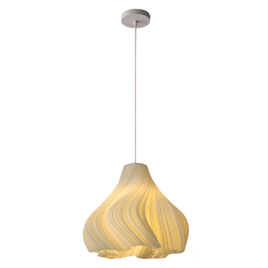 Nordic 3D Printed Creative Chandelier 16W White Pendant Light for Dining Room and Bedroom
