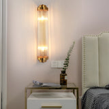 Nordic Adjustable Crystal Gold Wall Sconce Warm White LED Lighting for Bedroom and Living Room