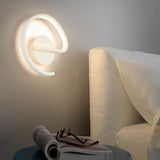 Nordic Artistic LED Wall Sconce Modern Line Art Circular Indoor Decorative Lighting