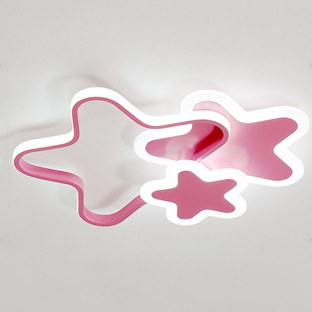Modern Cartoon LED Ceiling Lamp for Kids Bedroom Nordic Creative Nursery Overhead Lighting