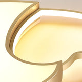 Modern Dimmable Heart Shaped LED Ceiling Light for Bedroom Living Room High Light Transmittance