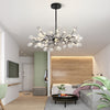 Nordic Firefly Branch Chandelier Modern Metal and Acrylic Hanging Light Fixture