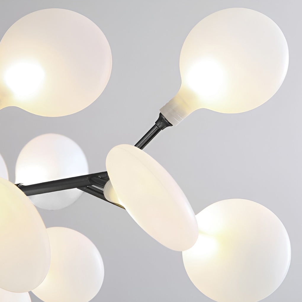 Nordic Firefly Branch Chandelier Modern Metal and Acrylic Hanging Light Fixture