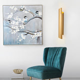 Nordic LED Metal Wall Sconce Lamp with Up and Down Lighting for Modern Interior Living Spaces