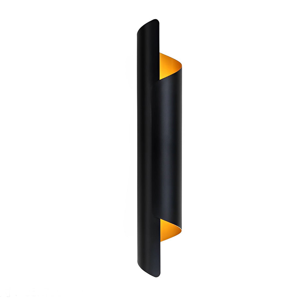 Nordic LED Metal Wall Sconce Lamp with Up and Down Lighting for Modern Interior Living Spaces