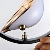 Nordic Magpie Bird LED Ring Pendant Light for Dining Room and Kitchen Island in Gold and Black