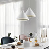 Nordic Minimalist Conical LED Pendant Light Colorful Macaron Kitchen Island Hanging Lamp