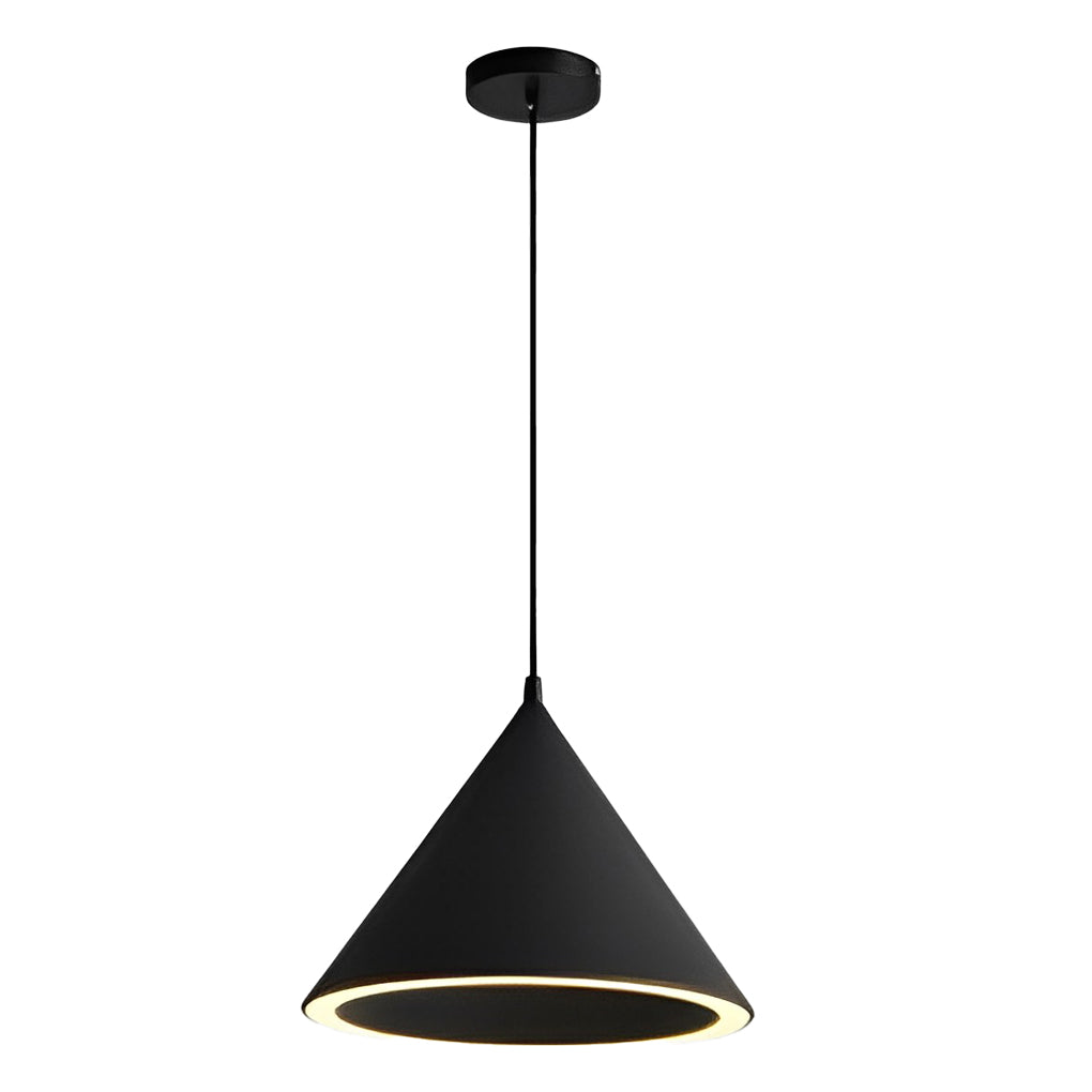 Nordic Minimalist Conical LED Pendant Light Colorful Macaron Kitchen Island Hanging Lamp