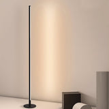 Sleek Aluminum Strip LED Standing Light Contemporary Accent Floor Lamp