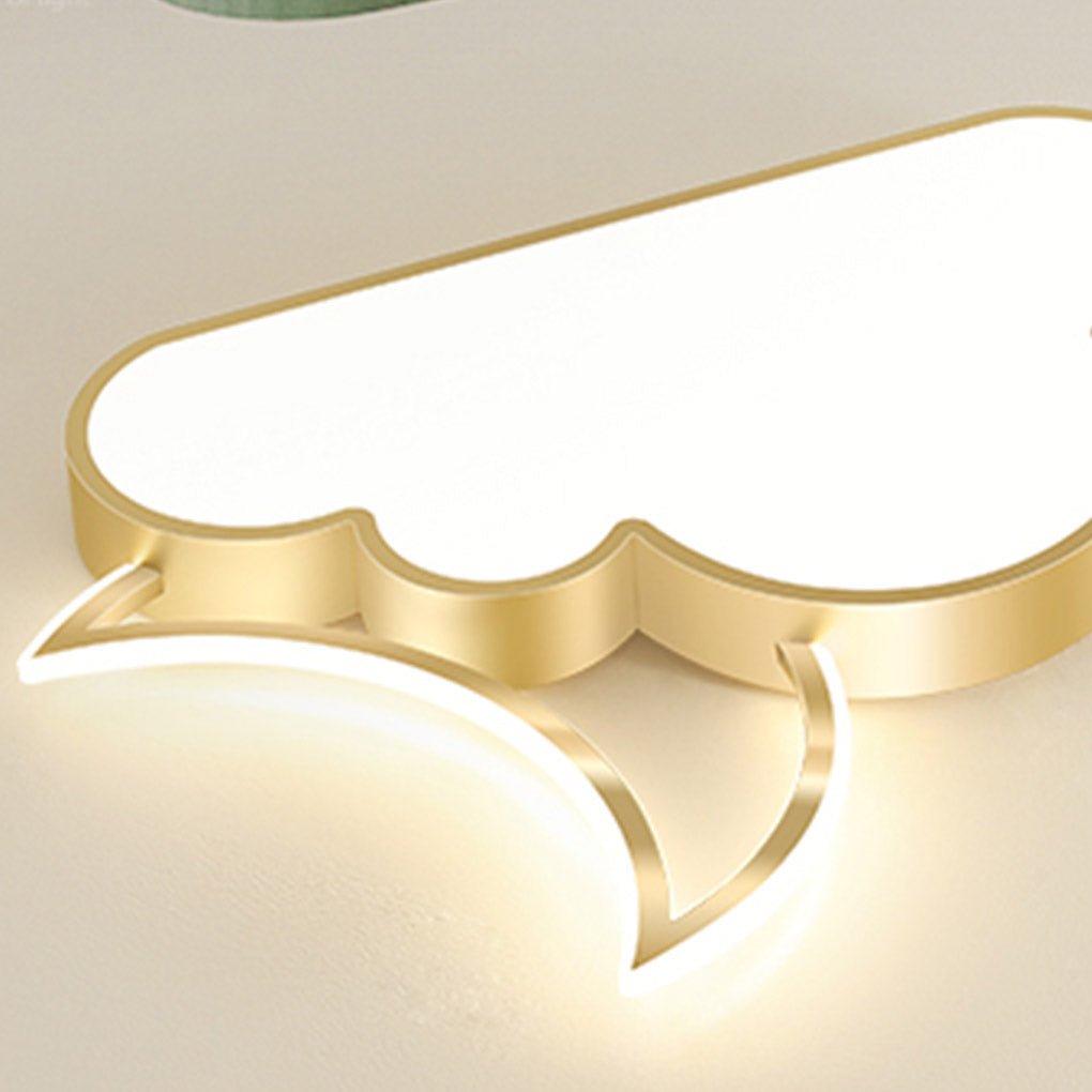 Creative Cloud Shaped LED Ceiling Lamp for Childrens Bedroom and Playroom Lighting