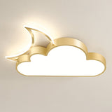 Creative Cloud Shaped LED Ceiling Lamp for Childrens Bedroom and Playroom Lighting