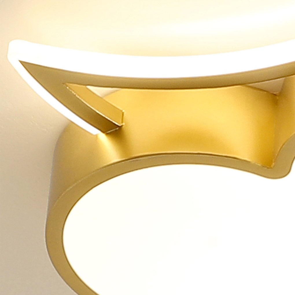 Creative Cloud Shaped LED Ceiling Lamp for Childrens Bedroom and Playroom Lighting