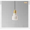 Nordic Modern Marble Mini Pendant Light Geometric Metal Globe Hanging Fixture for Dining Room