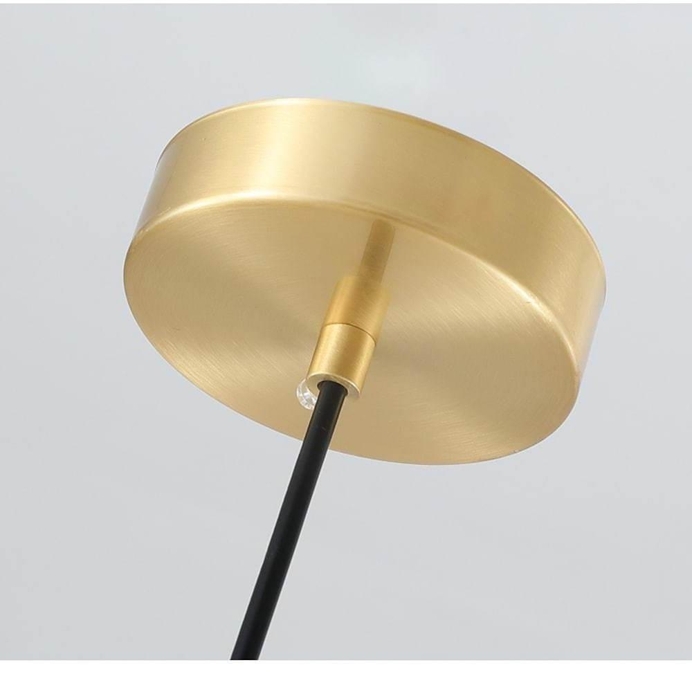 Nordic Modern Marble Mini Pendant Light Geometric Metal Globe Hanging Fixture for Dining Room