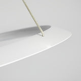 Nordic Round LED Chandelier Modern Stepless Dimming Pendant Lamp for Dining and Living Rooms
