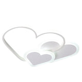 Creative Heart Shaped LED Ceiling Lighting Modern Nordic Flush Mount for Children Room
