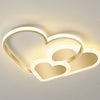 Creative Heart Shaped LED Ceiling Lighting Modern Nordic Flush Mount for Children Room