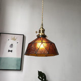Nordic Style Glass Pendant Light Fixture for Living Room Kitchen and Dining Area