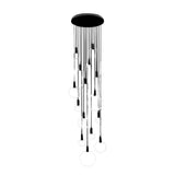 Nordic Style Modern Circular Ring LED Chandelier Dimmable Large Stairwell Pendant Lighting