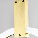 Nordic Style Modern Circular Ring LED Chandelier Dimmable Large Stairwell Pendant Lighting