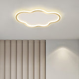 Modern Gold Arc Cloud LED Ceiling Light for Kids Bedroom and Minimalist Home Decor