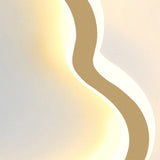 Modern Gold Arc Cloud LED Ceiling Light for Kids Bedroom and Minimalist Home Decor