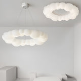 Nordic White Cloud LED Flush Mount Ceiling Light Dimmable Bubble Pendant Lighting