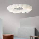Nordic White Cloud LED Flush Mount Ceiling Light Dimmable Bubble Pendant Lighting